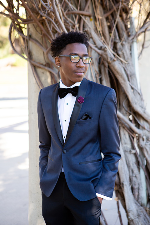 dark blue tuxedo