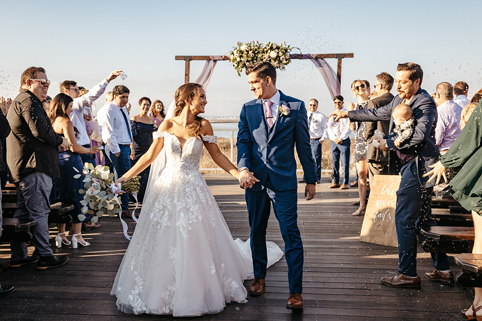 couple at ceremony