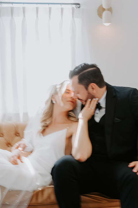 bride and groom portrait