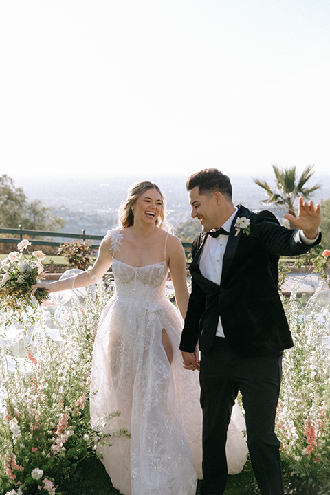 couple at ceremony