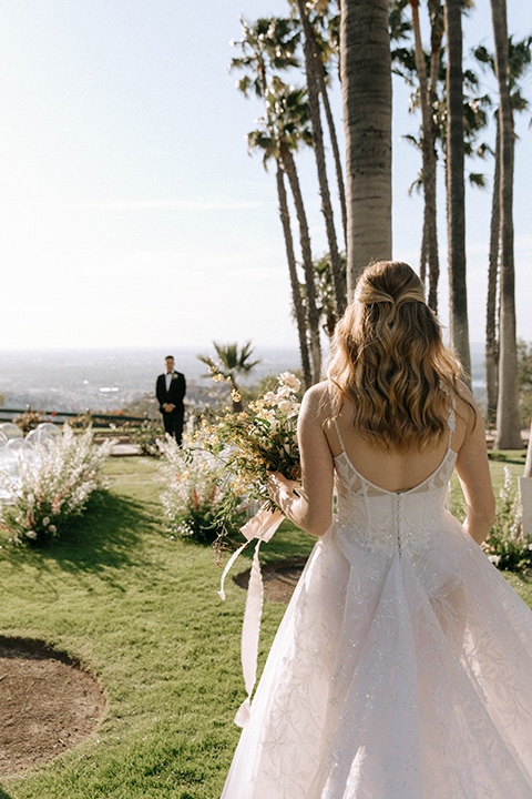 bride walking down the aisle