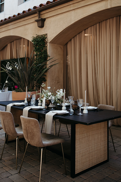 reception tables