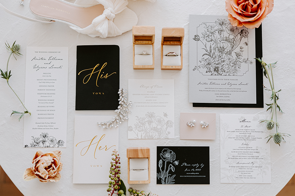 wedding signage and invitations
