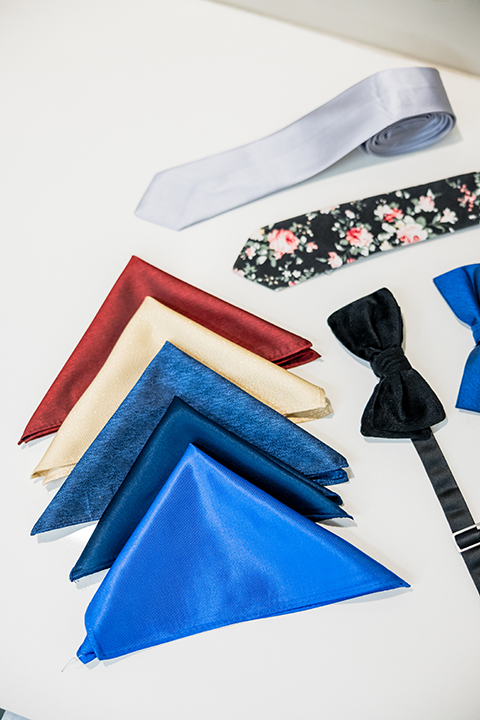 pocket squares and ties