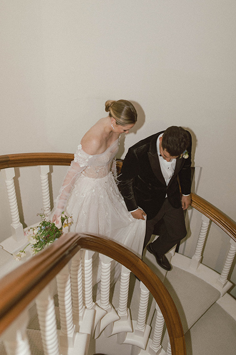 couple at reception