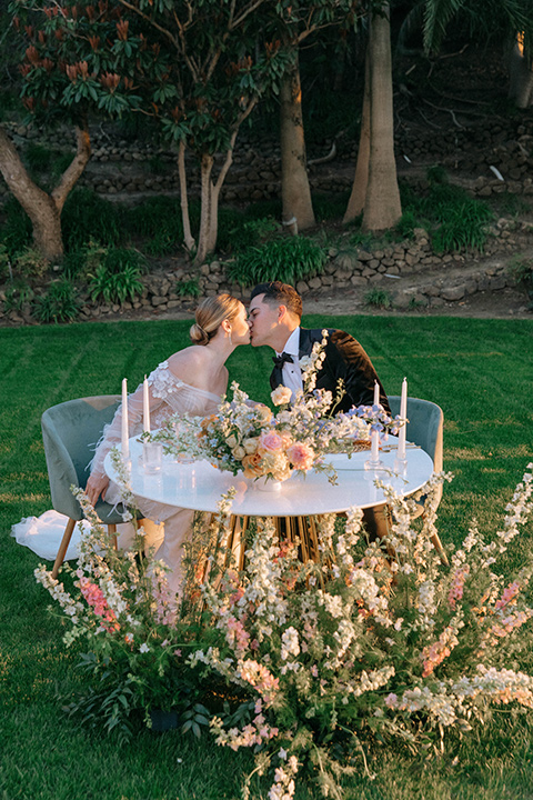 couple at reception