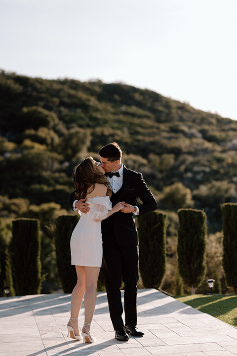 Couple holding hands