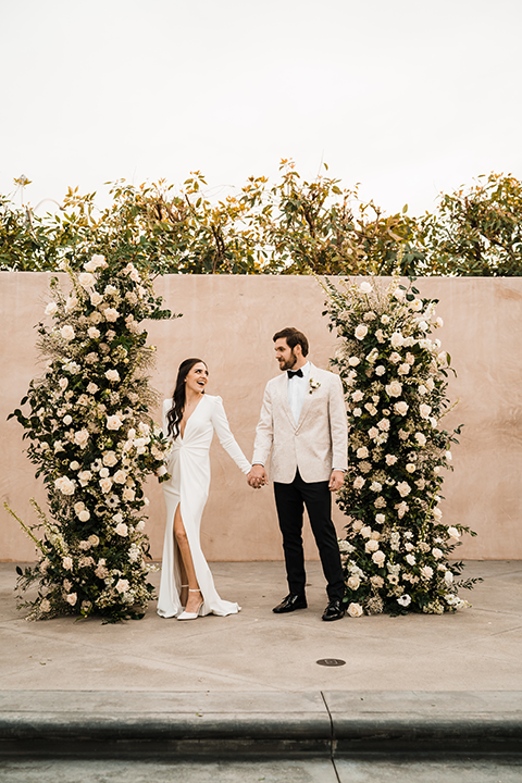 Ceremony with florals