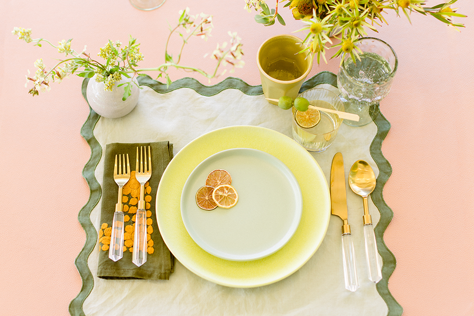 table detail shots