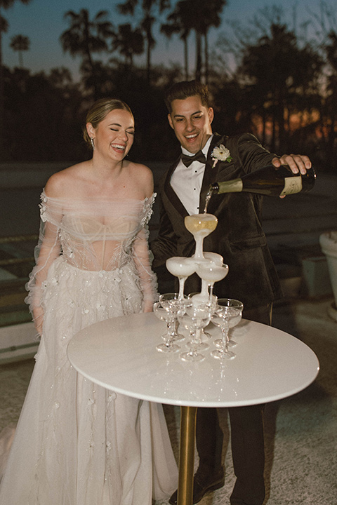 couple at reception