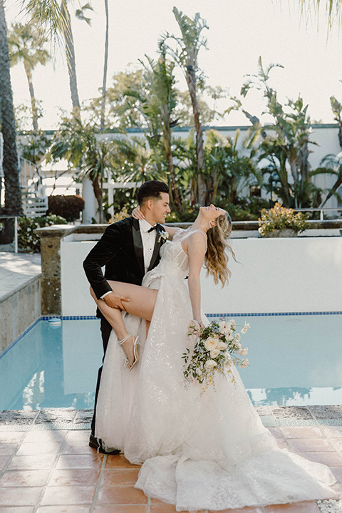 couple at reception