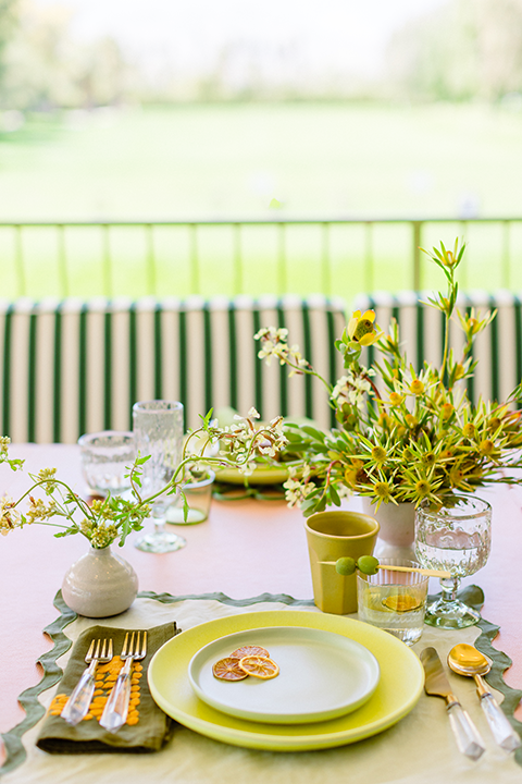 detail shots of the table scapes