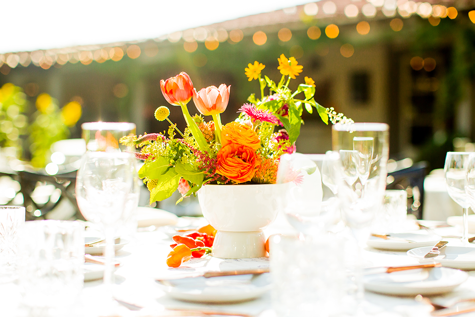 Floral tablescapes