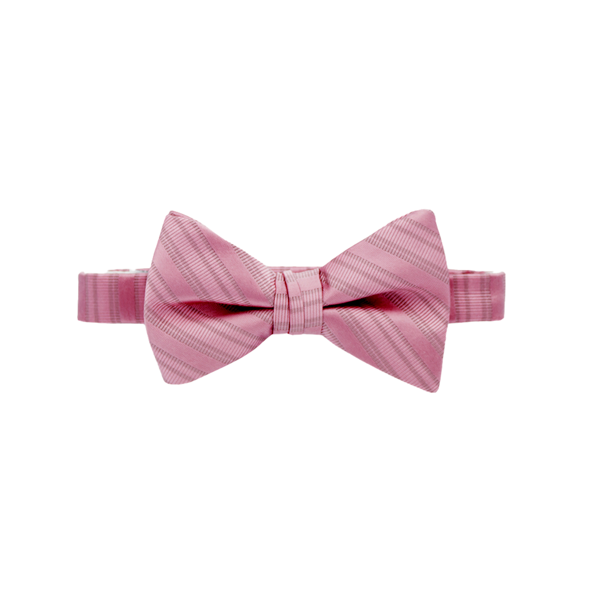 Rose Petal Striped Satin Bow Tie Rose Petal Striped Satin Bow Tie