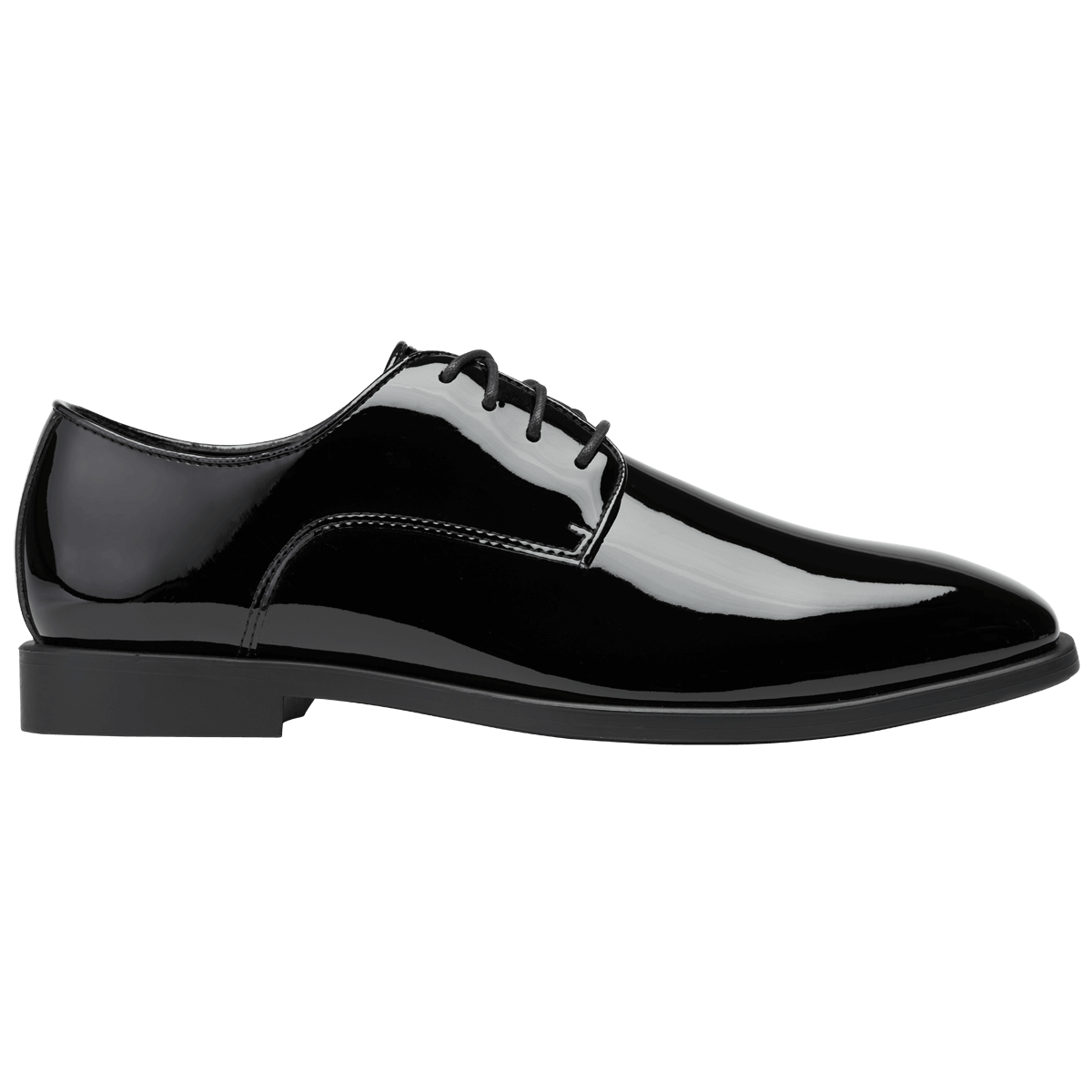 靴 CYDWOQ TUX Black Shiny Tuxedo Shoe