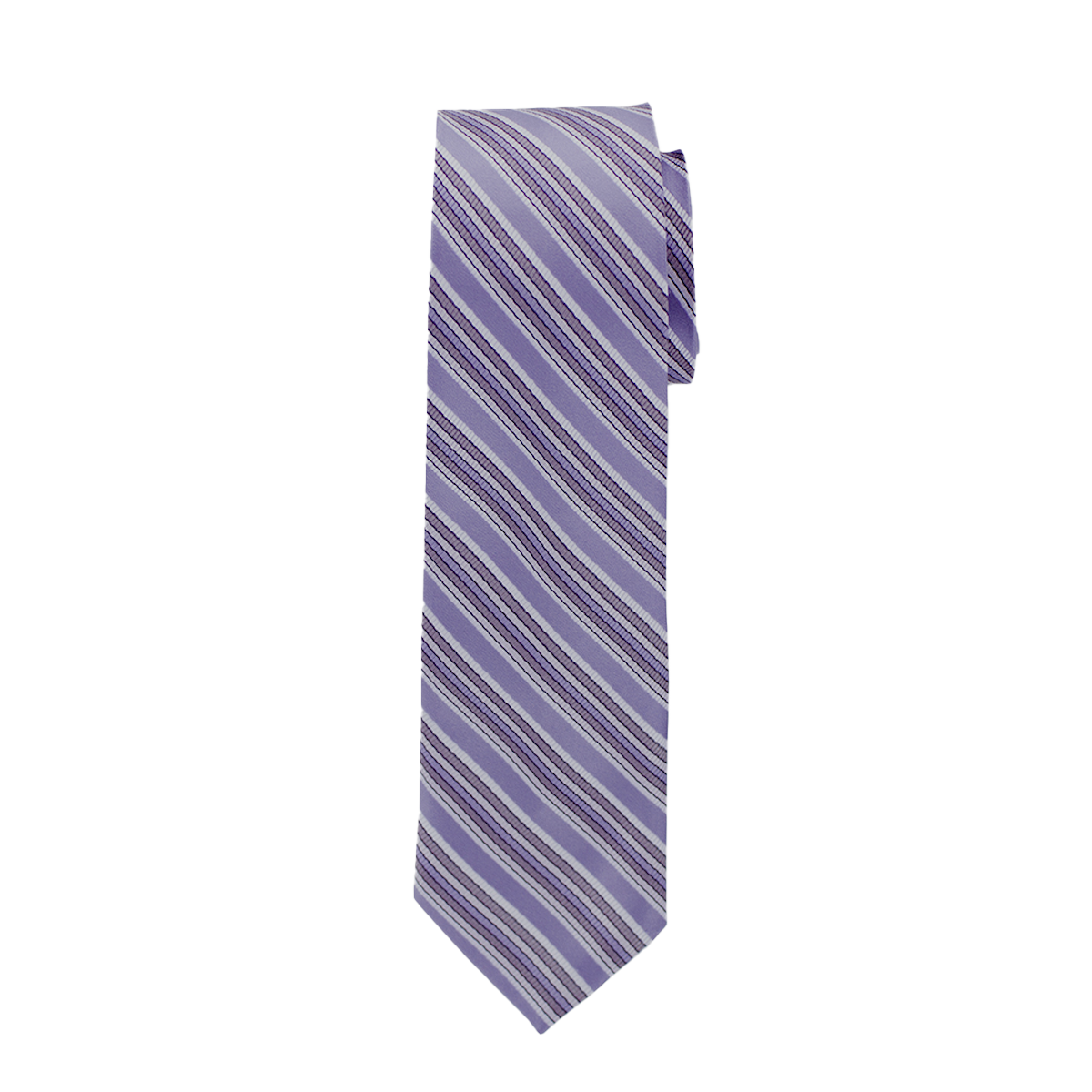 Freesia Striped Satin Necktie Freesia Striped Satin Necktie
