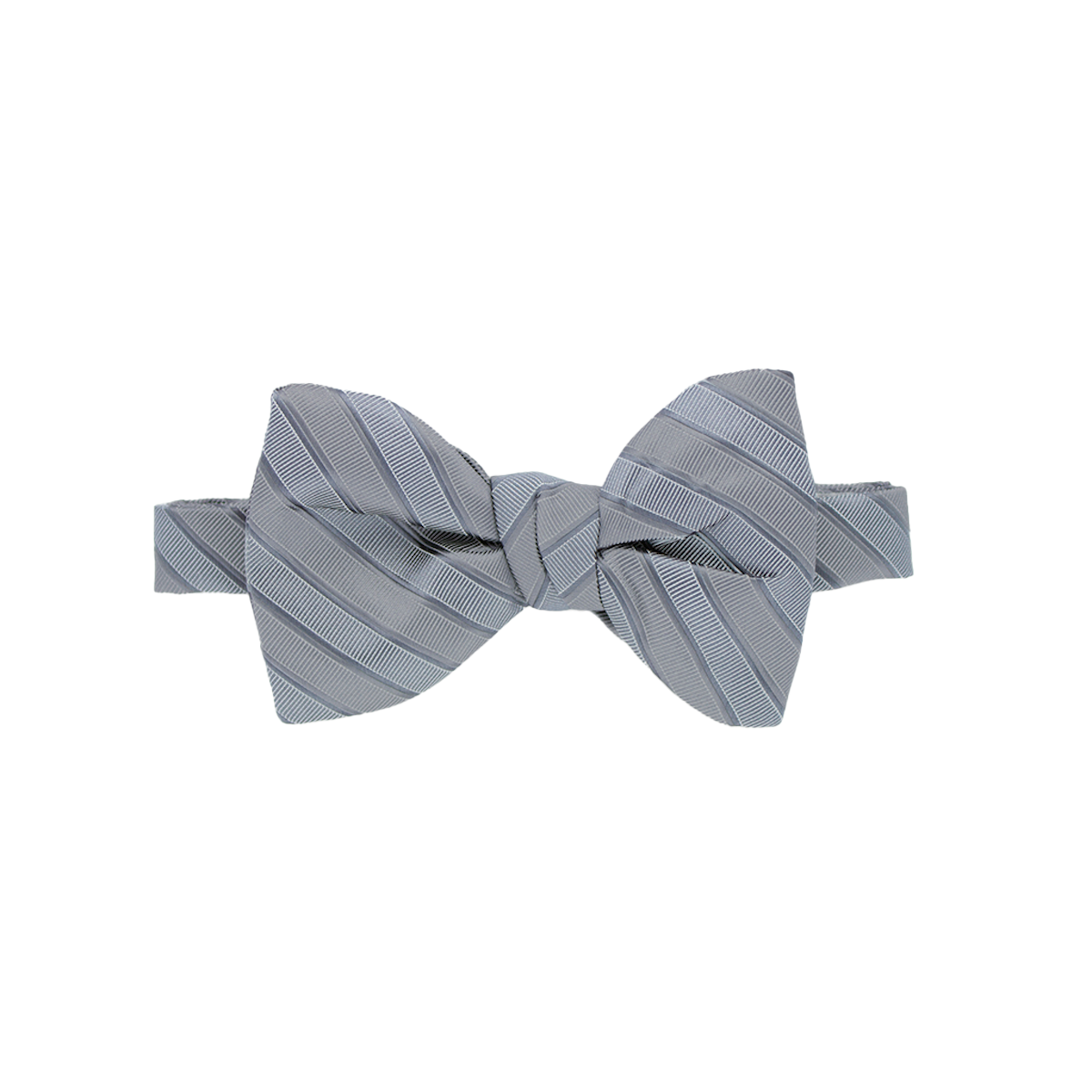 Heather Striped Satin Bow Tie Heather Striped Satin Bow Tie