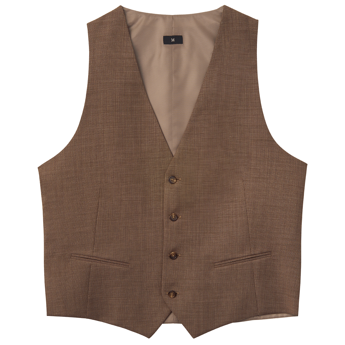 Brown Archer Suit Vest