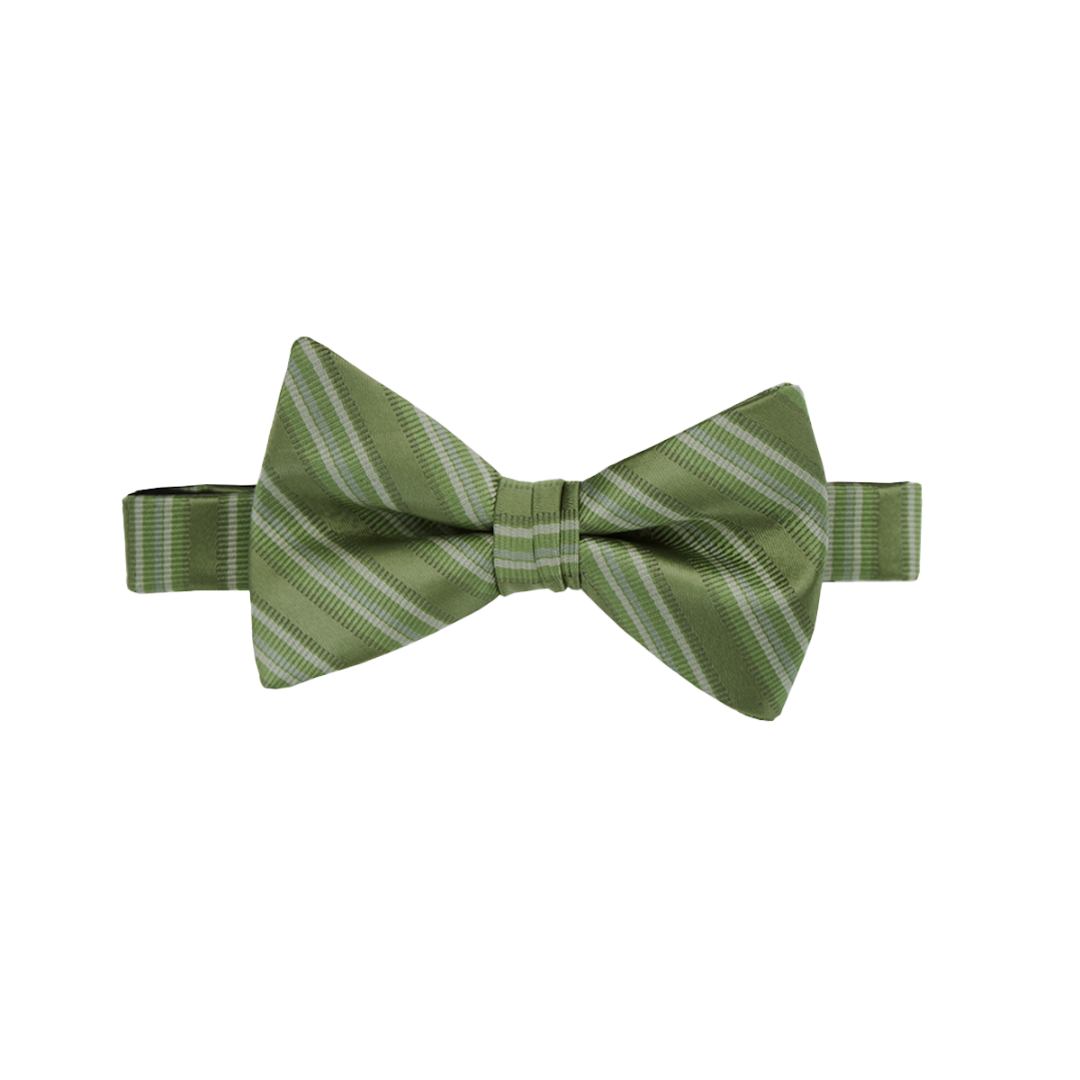 Clover Striped Satin Bow Tie Clover Striped Satin Bow Tie